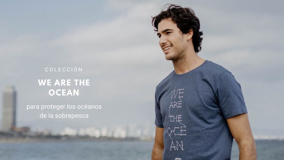 Camisetas con mensaje a favor de los océanos