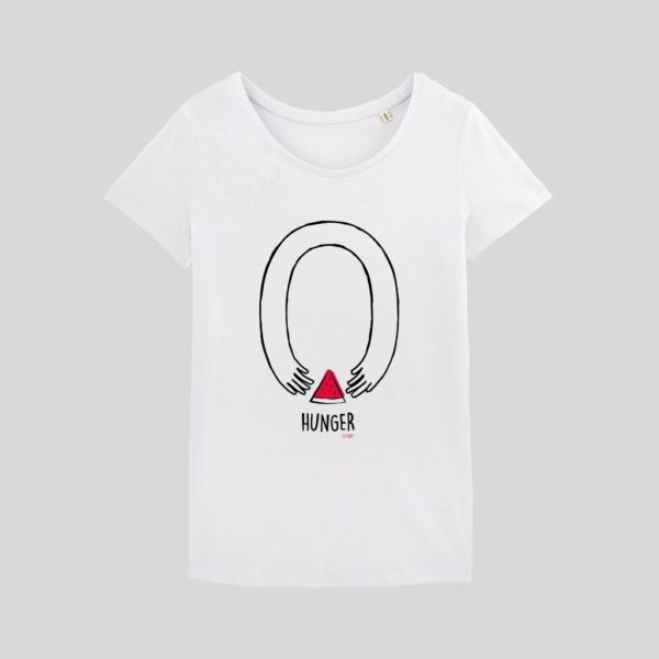 Camiseta con Mensaje Solidaria Mujer