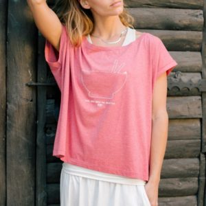 Camiseta Solidaria Oversized Mujer