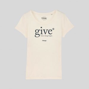 Camiseta con Mensaje Solidaria Mujer